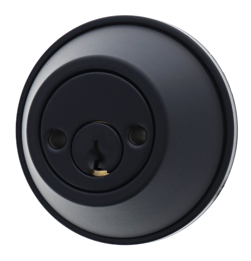 Carbine LB Residential Series Standard Double Cylinder Deadbolt, 60-70mm backset, C4 Keyed to Differ , Boxed, Matte Black