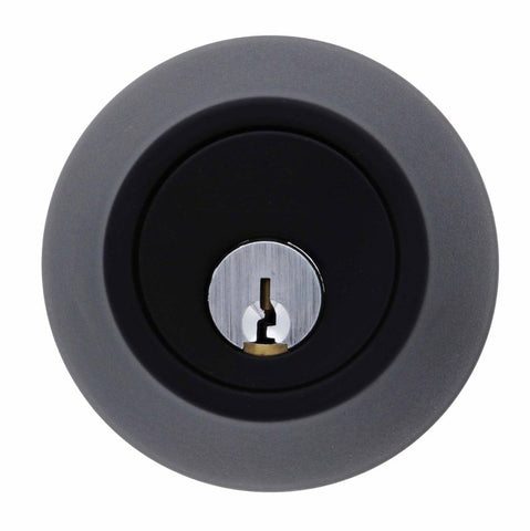 Carbine LB Residential Series Standard Cylinder and Turn Deadbolt, 60 - 70mm backset, C4 Keyed to Differ , Boxed, Matte Black - primehardware