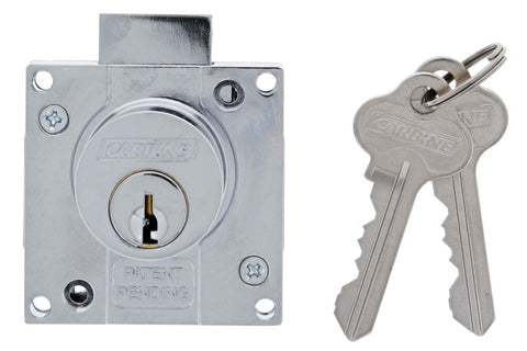Carbine CCL Cupboard Lock , Bolt Or Latch, Keyed Alike KA1, Boxed, Chrome Plate - primehardware