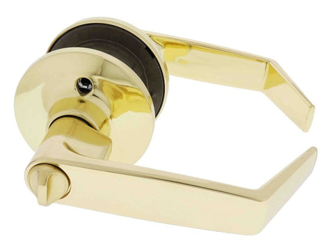 Carbine Rosehill Tiebolt Entrance set, 60 - 70mm backset, C4 Keyed to Differ, Boxed, Polished Brass - primehardware