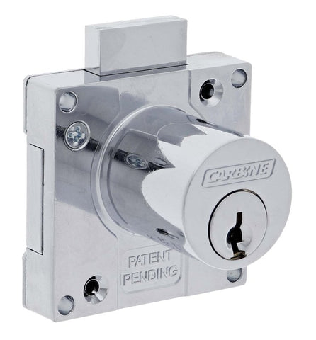 Carbine CCL Cupboard Lock , Bolt Or Latch, Keyed Alike KA1, Boxed, Chrome Plate - primehardware