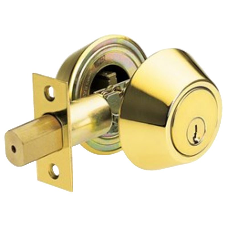 Brava Urban Deadbolt Double Cylinder Lw4 Profile Kd Polished Brass - D372b D372B