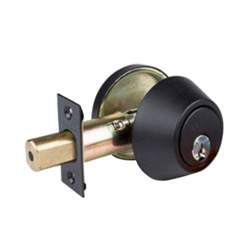 Brava Urban Deadbolt Single Cylinder Lw4 Profile Kd Matt Black - D3x91b D3X91B - primehardware