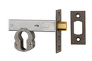 Iver Euro Mortice Deadbolt 60mm Backset Signature Brass