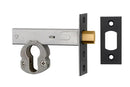 Iver Euro Mortice Deadbolt 70mm Backset Matt Black