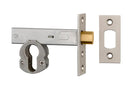 Iver Euro Mortice Deadbolt 70mm Backset Satin Nickel