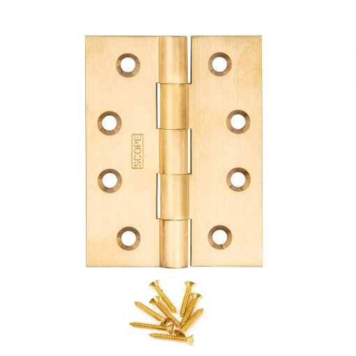 Scope Butt Hinge Satin Brass- ea
