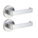 Dormakaba Furniture Vision Round Rose Pair With 12 Lever Sx 8300/12sx DK830012SX - primehardware