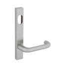 Dormakaba Furniture Narrow Square End Plate Concealed Fix with Cylinder Hole and Noosa Lever SSS - 6400/30 SSS DO640030SSS - primehardware