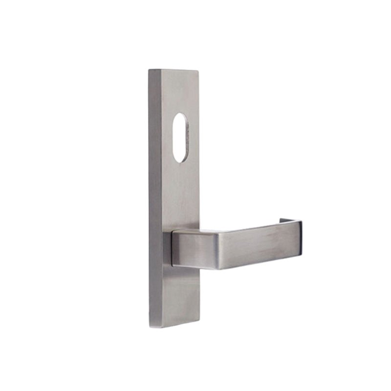 Dormakaba Furniture Square End Plate Concealed Fix with Cylinder Hole & Manly Lever Satin Stainless Steel - 6600/39 SSS    DO660039SSS
