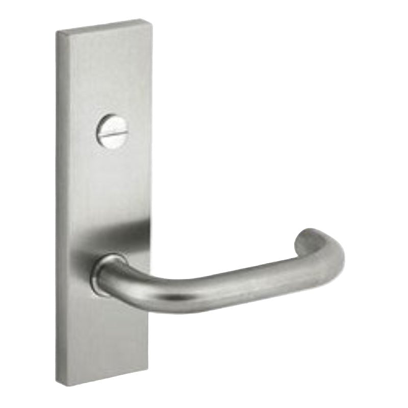 Dormakaba Furniture Square End Plate Concealed Fix with Emergency Turn and Noosa Lever SSS - 6604/30 SSS DO660430SSS - primehardware