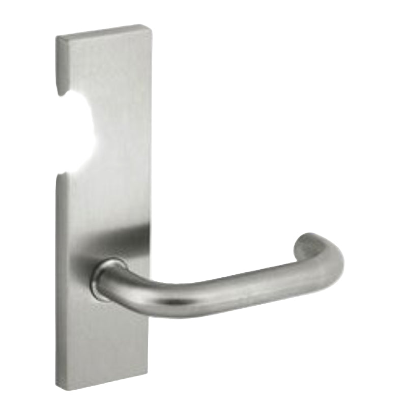 Dormakaba Furniture Square End Plate Concealed Fix with Noosa Lever SSS - 6605/30 SSS DO660530SSS - primehardware