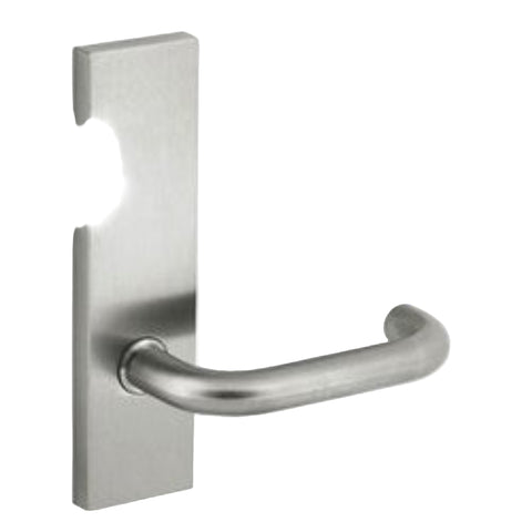 Dormakaba Furniture Square End Plate Concealed Fix with Noosa Lever SSS - 6605/30 SSS DO660530SSS - primehardware