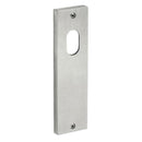 Dormakaba Square End Plate Furniture Internal Cylinder Hole - No Lever Satin Stainless Steel - 6611SSS DO6611SSS - primehardware