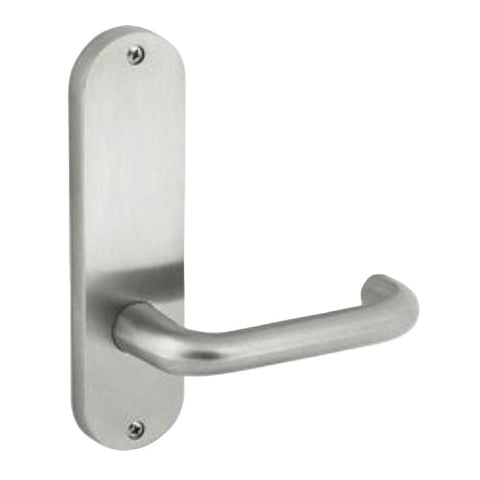 Dormakaba Furniture Round End Plate Visible Fix with Noosa Lever SSS - 6706/30 SSS DO670630SSS - primehardware