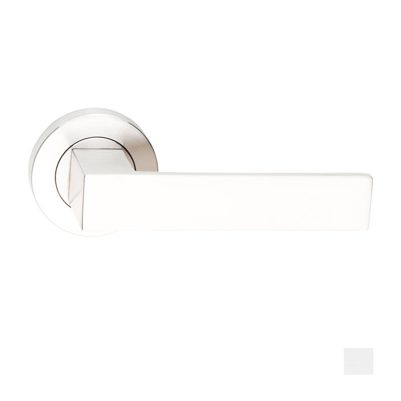 Dormakaba 4300/120 Coastal Lever Door Handle on Round Rose