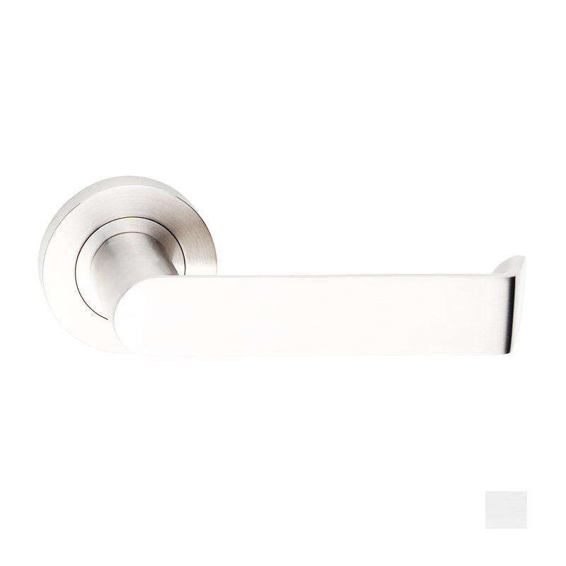 Dormakaba 4300/21 Coastal Lever Door Handle on Round Rose