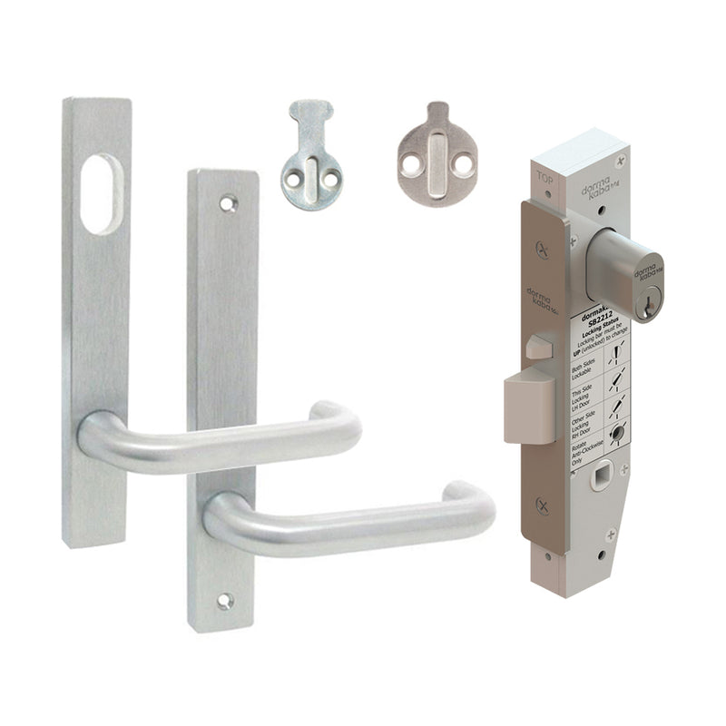 DORMAKABA CLASSROOM LOCKPACK 23MM BACKSET SATIN