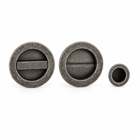 Zanda Winchester Cavity Sliding Privacy Set | Vintage Pewter - primehardware
