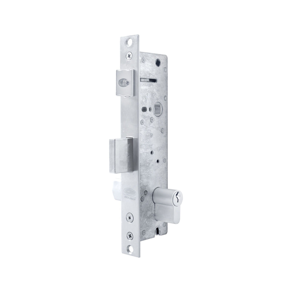 LOCKWOOD INDURO 2P 30 BACKSET LONG THROW TP Satin Stainless - primehardware