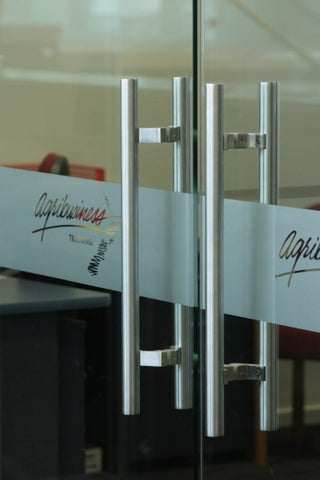 Zanda Round Profile Offset Pull Handles - primehardware