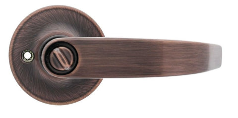 Carbine Empire SL8000 Tiebolt Standard Entrance Lever set, C4 Keyed to Differ, Display Pack, Antique Copper - primehardware