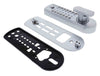 Carbine CDL7000 Heavy duty 002/ 3572 kit (no lock or internal furniture) digital, 60mm backset, Boxed, Satin Chrome - primehardware