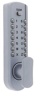 Carbine CDL7000 Heavy duty Dual knob pad digital, 60mm backset, Boxed, Satin Chrome - primehardware