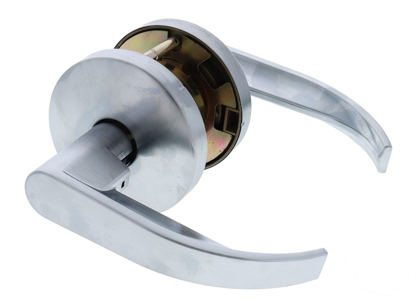 Carbine Doncaster 7000 Cylindrical Passage set, Disability Lever, 60mm backset, , Boxed, Brushed Satin Chrome - primehardware