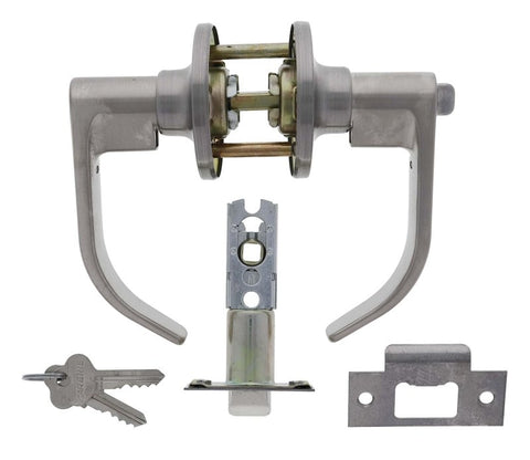 Carbine Empire SL8000 Tiebolt Standard non auto snib release Entrance Lever set, C4 Keyed to Differ, Boxed, Stainless Steel - primehardware