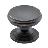 Tradco Flat Cupboard Knob - Available In Various Finishes and Sizes - primehardware