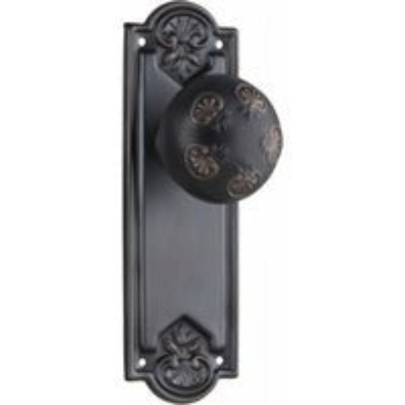 Tradco Nouveau Door Knob on Backplate - Customise to your needs - primehardware