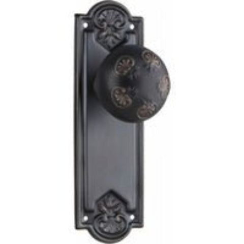 Tradco Nouveau Door Knob on Backplate - Customise to your needs - primehardware