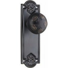 Tradco Door Knob Nouveau Style Solid Brass Customisable Backplate
