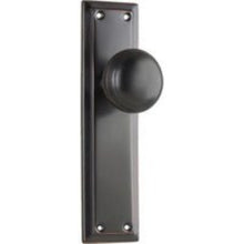 Tradco Door Knob Richmond Style Solid Brass Long Backplate Customisable
