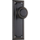 Tradco Edwardian Door Knob on Rectangular Backplate - Customise to your needs - primehardware
