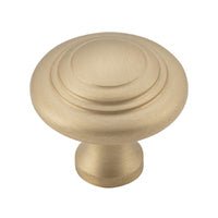 Tradco Domed Cupboard Cabinet Knob - Available In Various Finishes and Sizes - primehardware