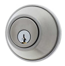 Carbine LB Residential Series Standard Double Cylinder Deadbolt, 60 - 70mm backset, C4 Keyed to Differ , Boxed, Satin Nickel - primehardware