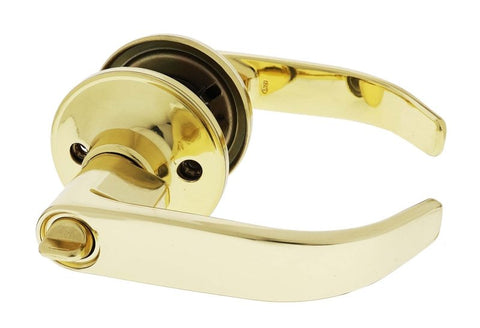 Carbine Empire SL8000 Tiebolt Standard Entrance Lever set, C4 Keyed to Differ, Display Pack, Polished Brass - primehardware