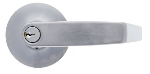 Carbine Doncaster 7000 Cylindrical Vestibule set, Standard Lever, 70mm backset, C4 Keyed to Differ, Display Pack, Brushed Satin Chrome - primehardware