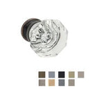 Tradco Sophia Glass Cupboard Knob - Available In Various Finishes - primehardware