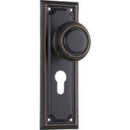 Tradco Edwardian Door Knob on Rectangular Backplate - Customise to your needs - primehardware