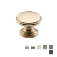 Tradco Flat Cupboard Knob - Available In Various Finishes and Sizes - primehardware