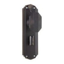 Tradco Napier Art Deco Door Knob on Backplate - Customise your needs - primehardware