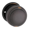 Tradco Large Milled Edged Mortice Door Knob on Round Rose - Customise ot your needs - primehardware