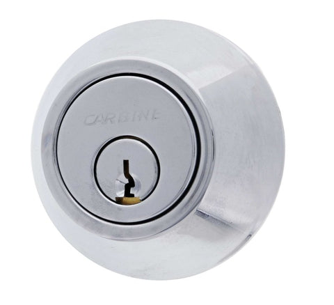 Carbine LB Residential Series Standard Double Cylinder Deadbolt, 60 - 70mm backset, C4 Keyed Alike RANDOM, Display Pack, Chrome Plate - primehardware