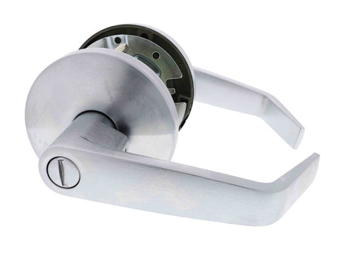 Carbine Doncaster 7000 Cylindrical Privacy set, Standard Lever, 60mm backset, , Boxed, Brushed Satin Chrome - primehardware