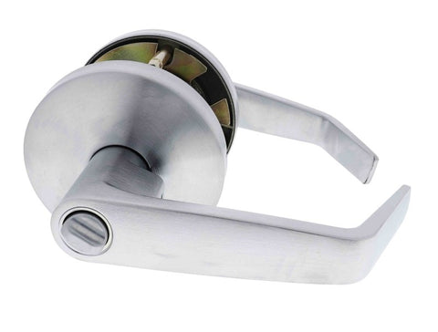 Carbine Doncaster 7000 Cylindrical Entrance set, Standard Lever, 70mm backset, C4 Keyed to Differ, Display Pack, Brushed Satin Chrome - primehardware