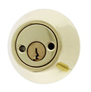 Carbine LB Residential Series Standard Double Cylinder Deadbolt, 60 - 70mm backset, C4 Keyed to Differ , Display Pack, Polished Brass - primehardware