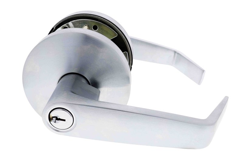 Carbine Doncaster 7000 Cylindrical Double Cylinder Classroom set, Standard Lever, 70mm backset, C4 Keyed to Differ, Boxed, Brushed Satin Chrome - primehardware